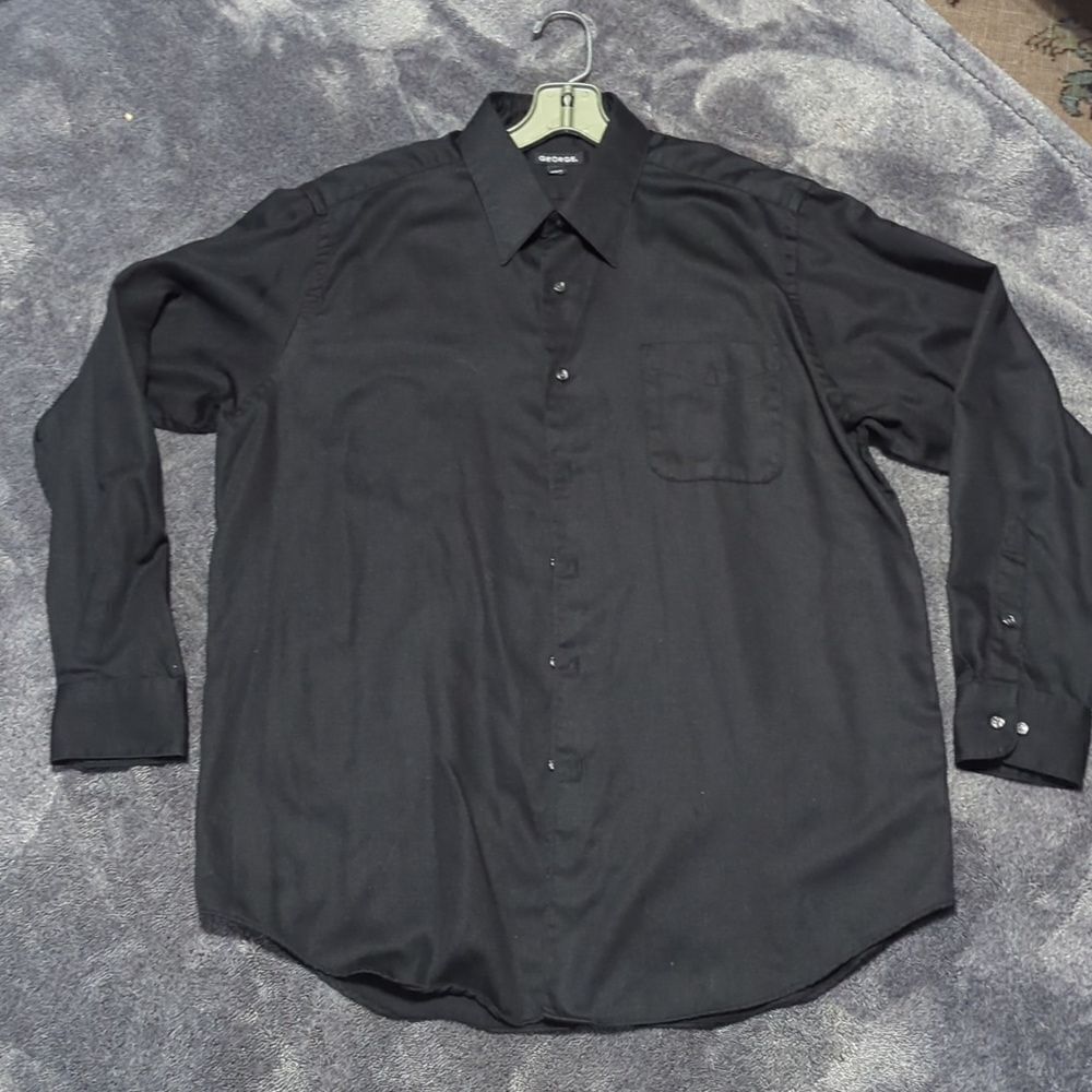 The Essential Solid Black‎ Dress Shirt, formals, prom, wedding